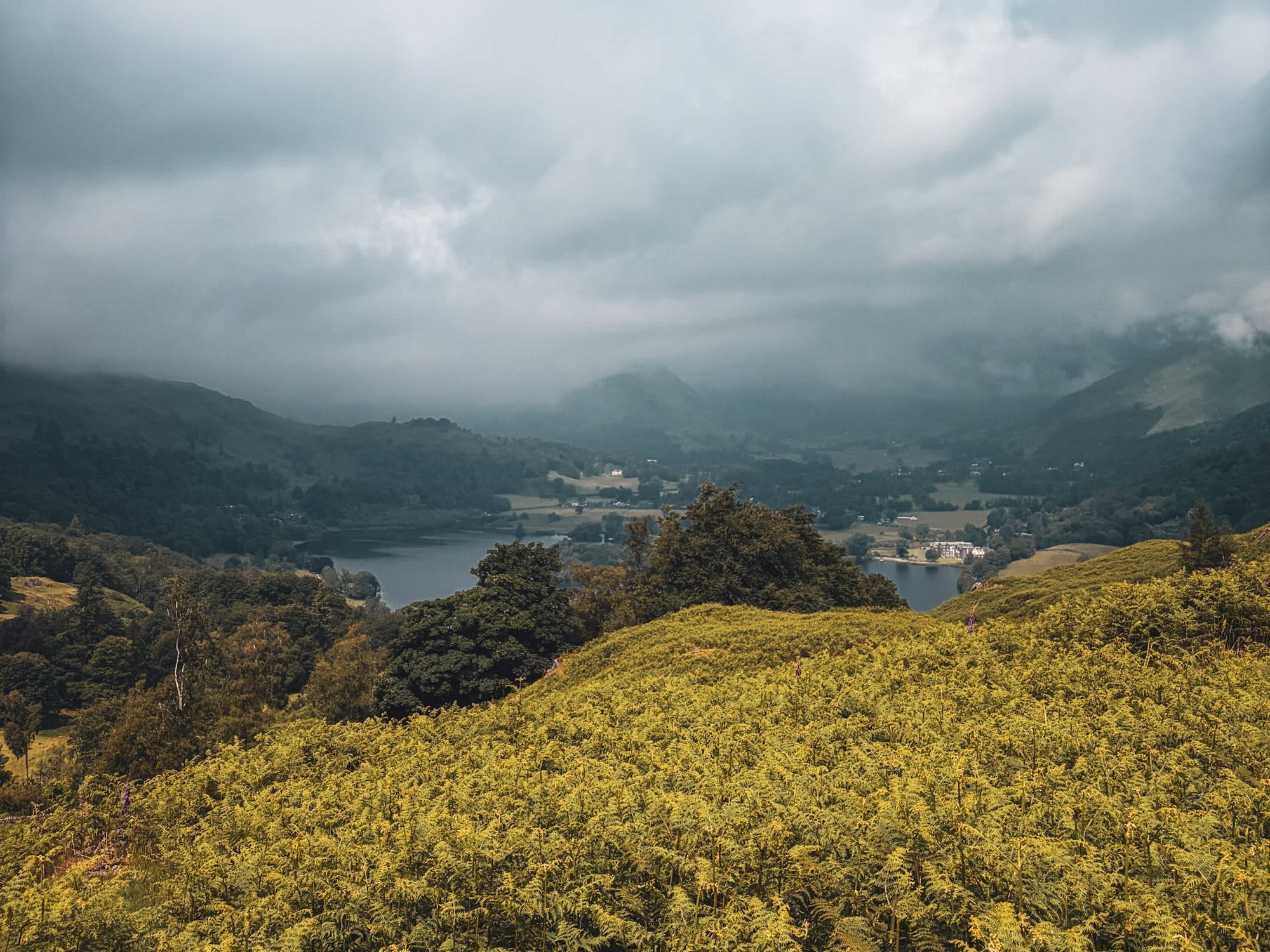 Loughrigg Fell and Silver How: When the Rain Stops and the Lakes Appear