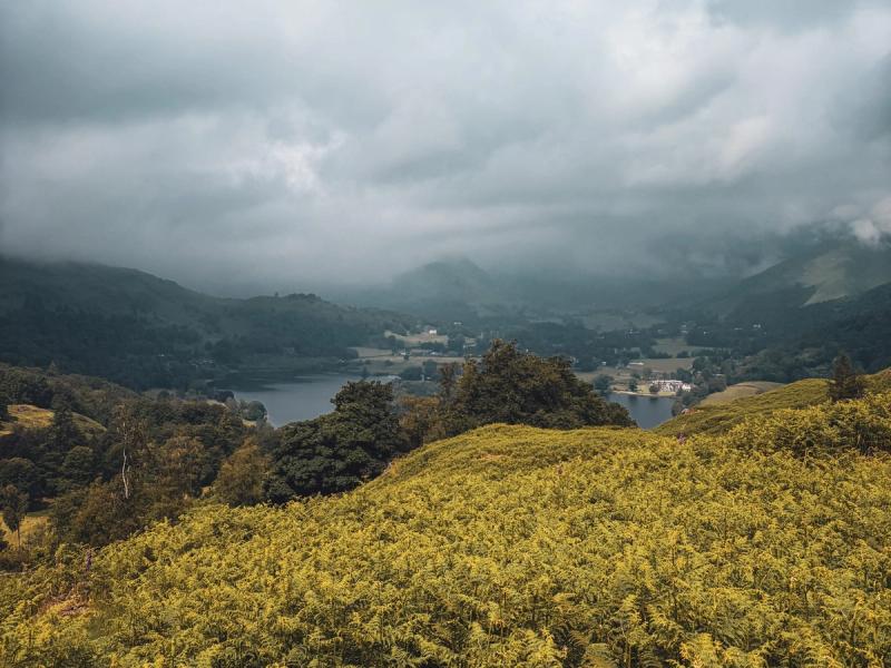 Loughrigg Fell and Silver How: When the Rain Stops and the Lakes Appear