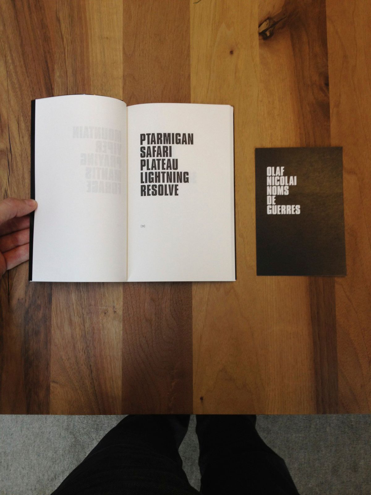 Olaf Nicolai x Project No. 8