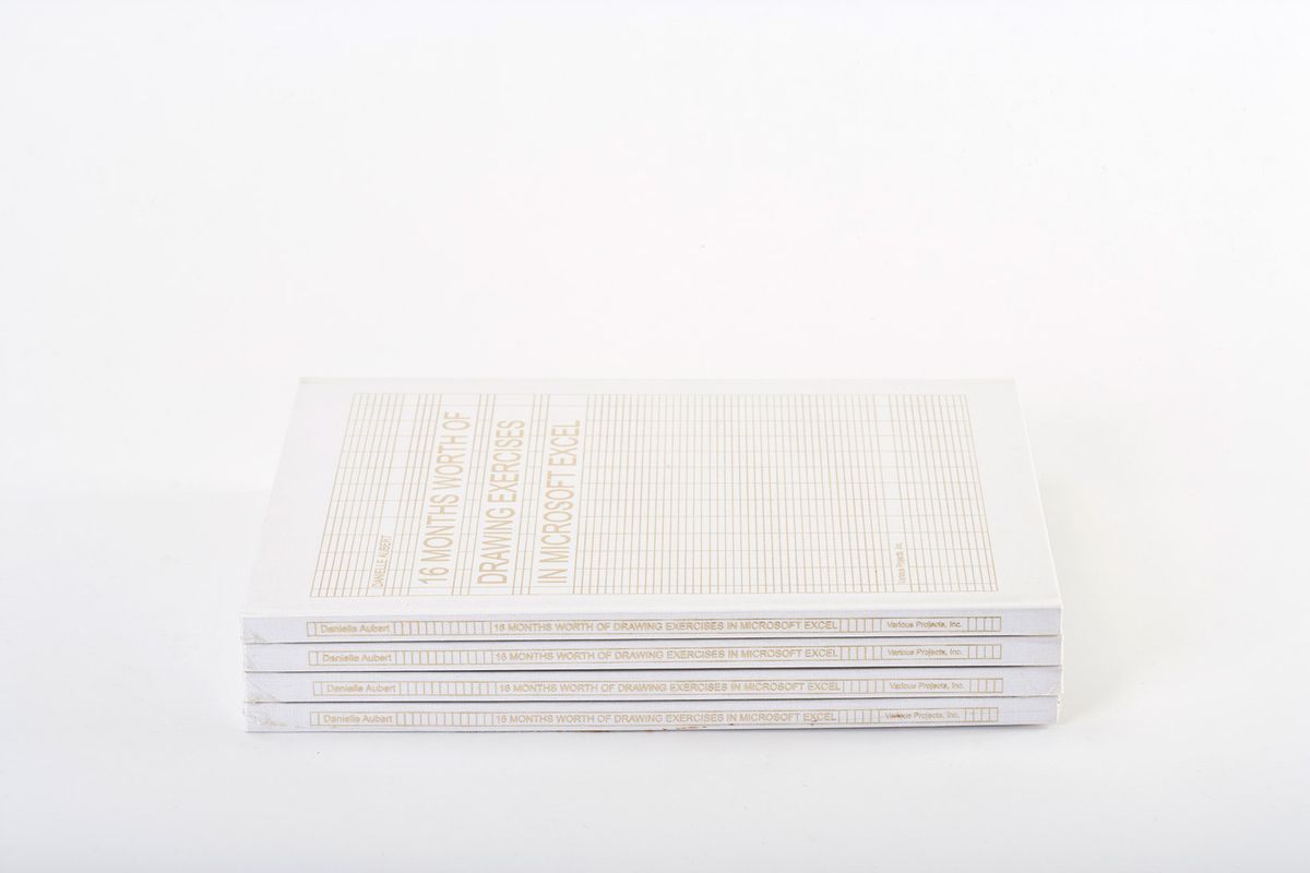 Danielle Aubert, 16 Months Worth of Drawing Exercises in Microsoft Excel