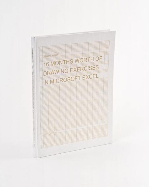 Danielle Aubert, 16 Months Worth of Drawing Exercises in Microsoft Excel