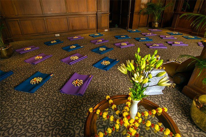 Everyone on the journey received a yoga mat for our almost daily classes on yoga asana.