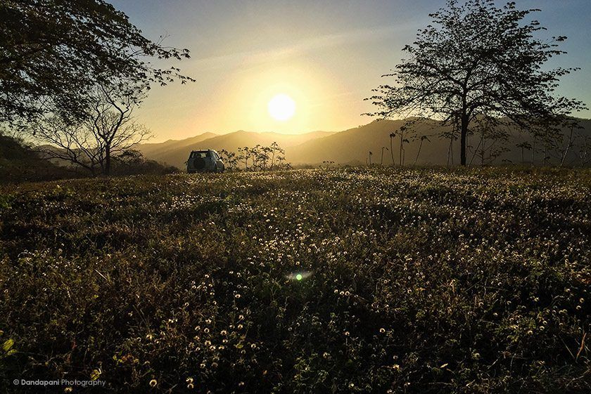 Sunrise at Siva Ashram in Costa Rica.