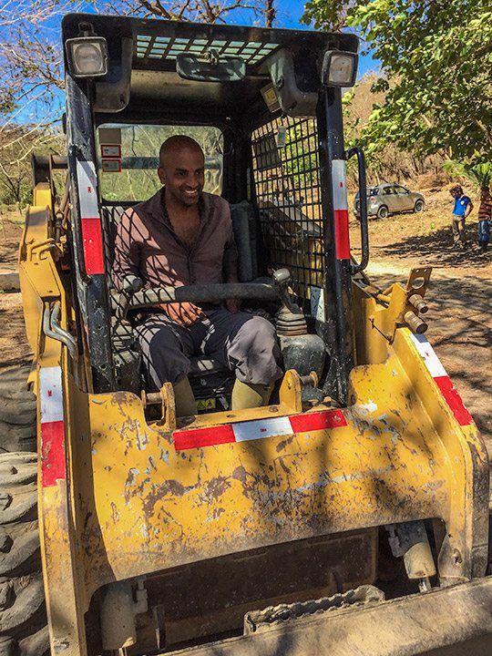 After 7.5 years I get to drive a bobcat again.