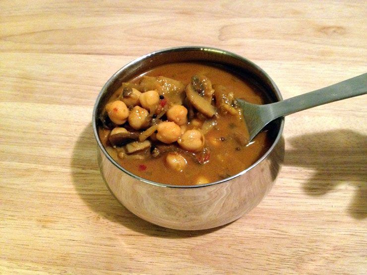 chickpea-mushroom-indian-recipe