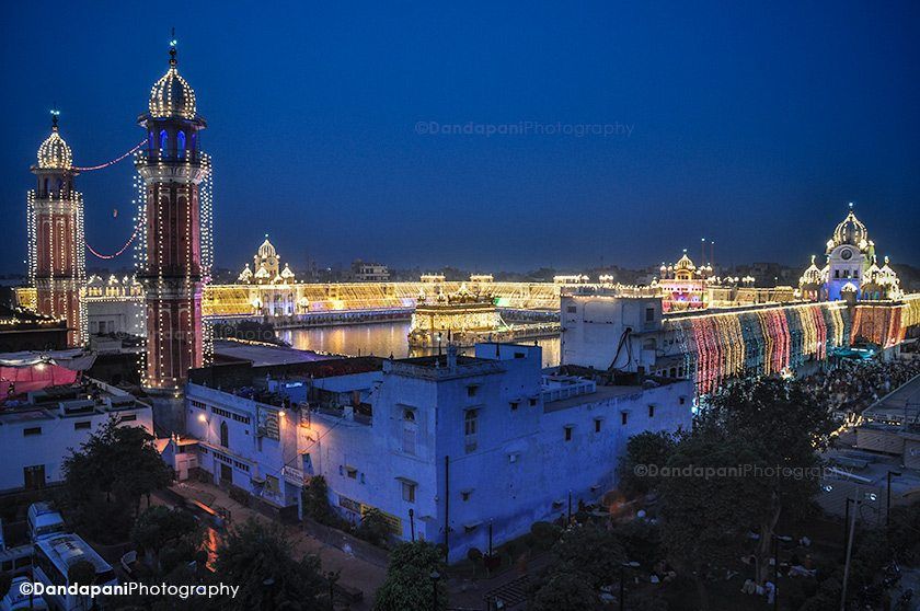 A morning view after the celebrations.