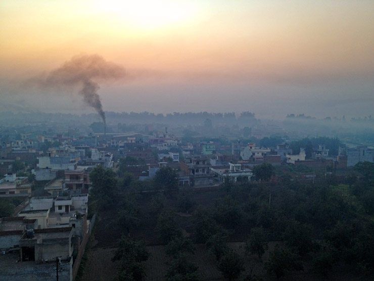 Sunrise in Amritsar, India
