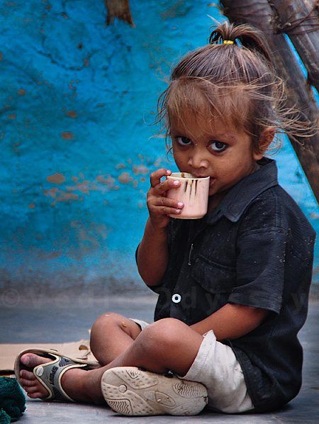 Indian village child