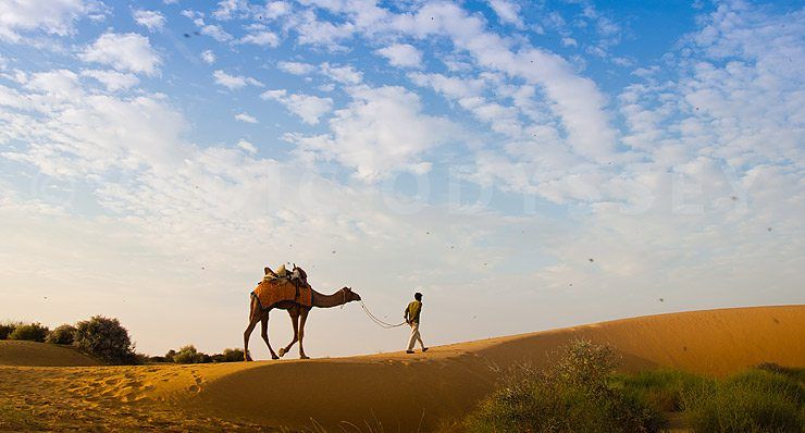 The Great Thar Desert, Rajasthan, India image