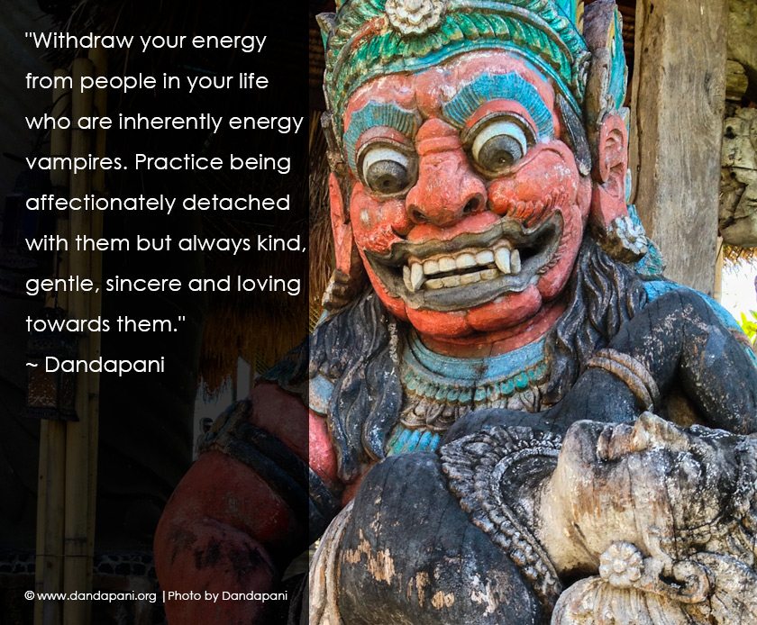 How to Deal with Energy Vampires