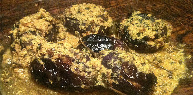 Stuffed Baby Eggplants image