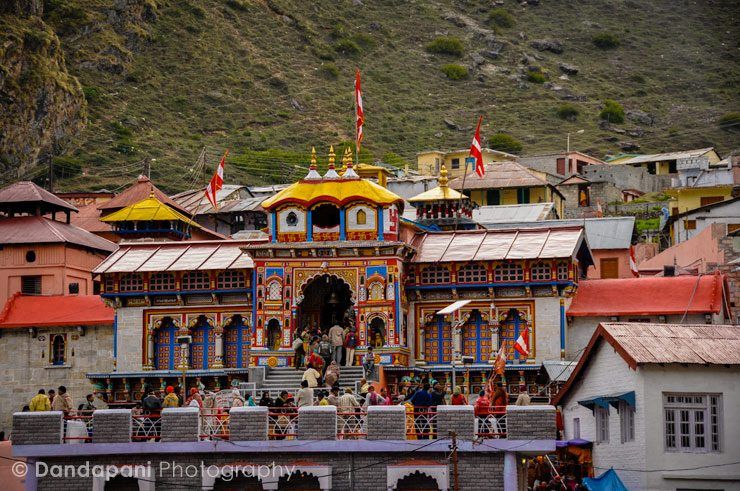 The road to Badrinath, Temple in the Himalayas image