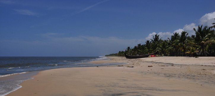 Fisherman on Marari Beach, Kerala in South India
