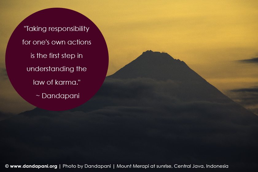 Taking Responsibility for One's Actions