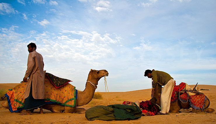 The Great Thar Desert, Rajasthan, India image