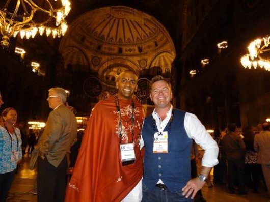 With Rob Nixon. September 2012. Istanbul, Turkey.