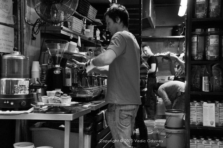Strolling through Melbourne's cafe scene, Australia.