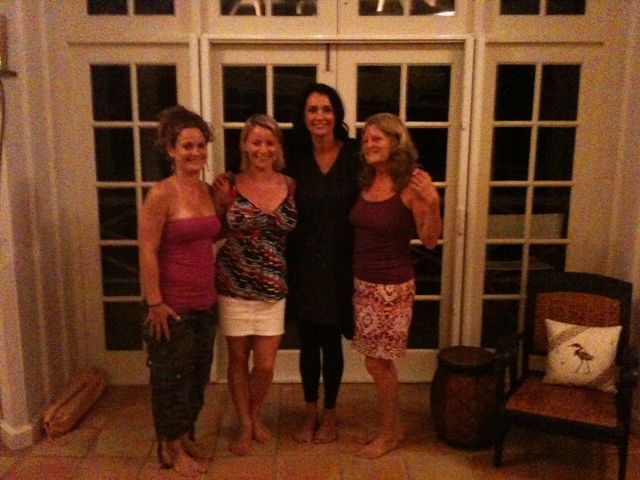 The group at the meditation retreat conducted by Vedic Odyssey in St. Thomas, US Virgin Islands