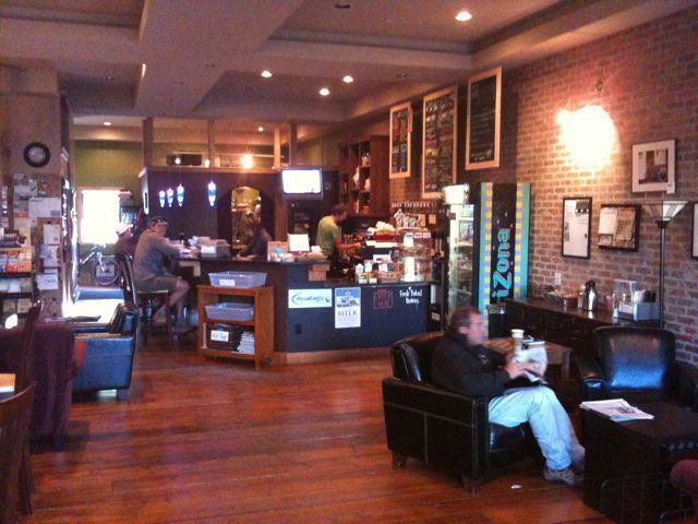 Hot cup of coffee in chilly Eagle image