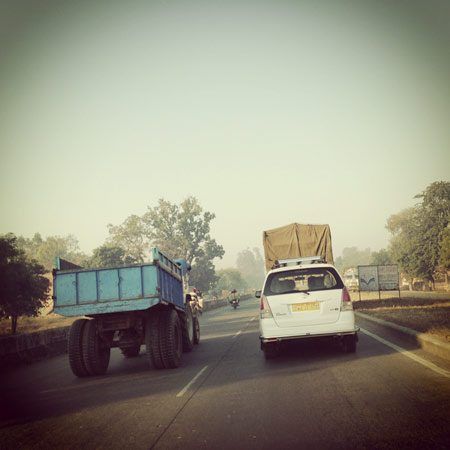 We drive from Varanasi to Allahabad to attend the Kumbh Mela festival