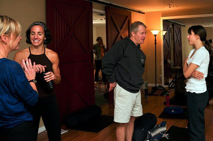 Dandapani teaching meditation in Colorado