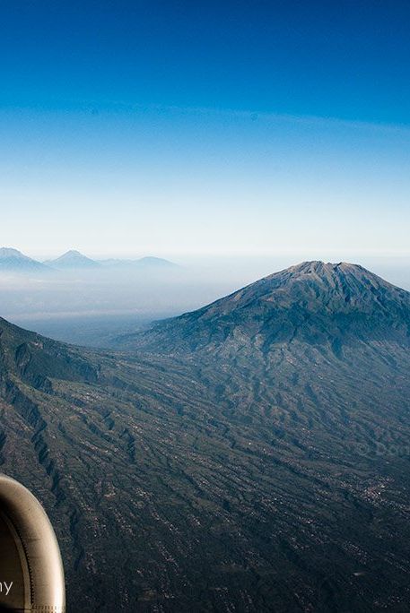 aerial-photography-volcano-central-java