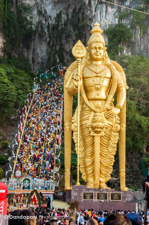 On one of the spiritual adventures that I conducted this year, I took a group to attend the Thaipusam festival in Kuala Lumpur, Malaysia as part of the journey. We joined 1.5 million Hindus, making our way up the 272 steps into the lime stone caves above to worship the Hindu Deity of spiritual progress, Muruga.