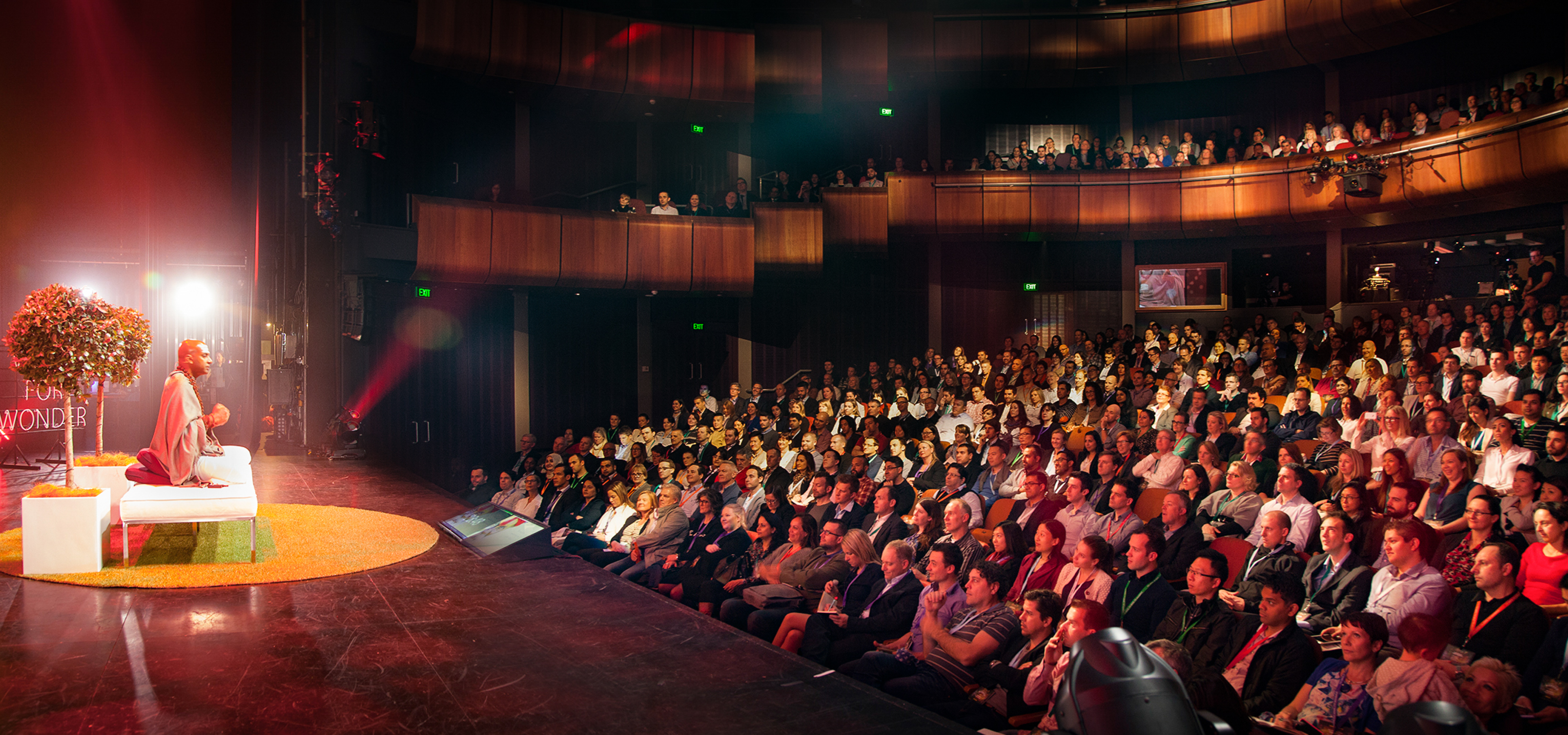 Dandapani speaking at an event