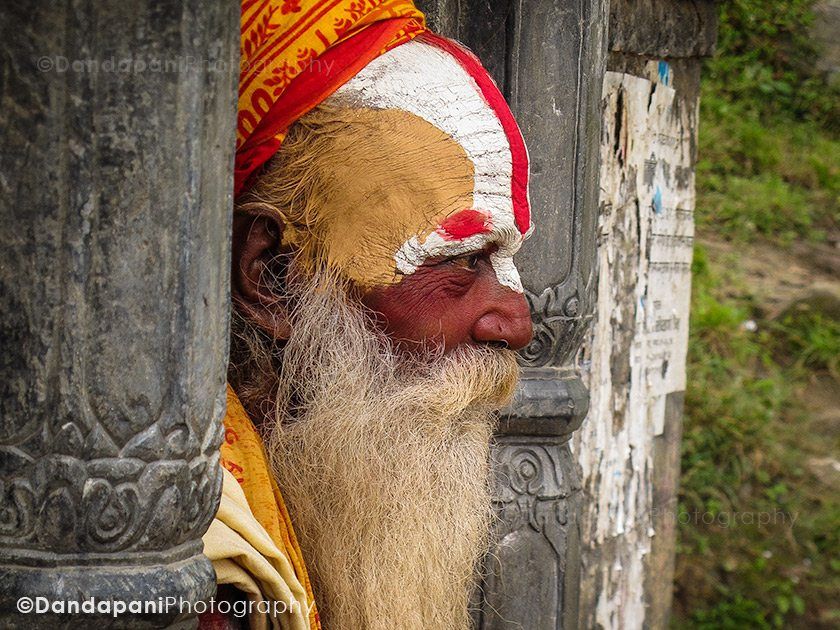 Hindu monk in Nepal.