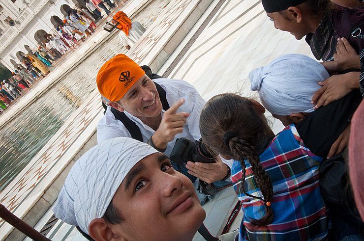 Diwali Morning at the Golden Temple image