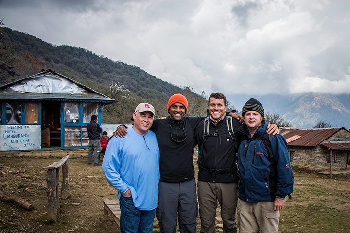 At Low Camp at an elevation of 2,975m