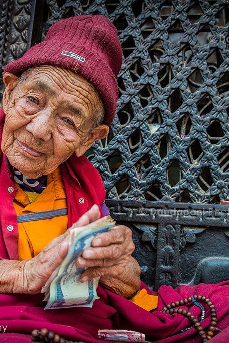 buddhist-nun-monk-kathmandu-nepal