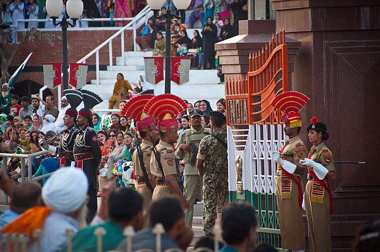 India-Pakistan Border Closing Ceremony image