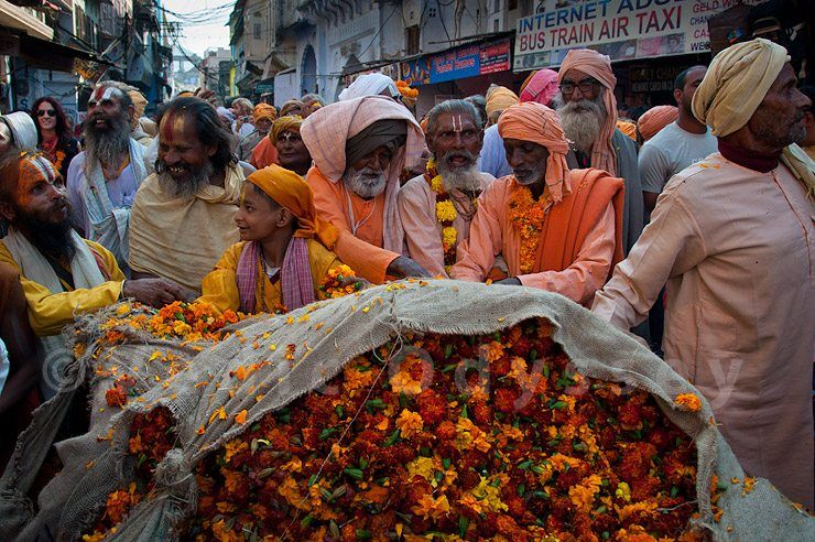 parade-of-monks-india