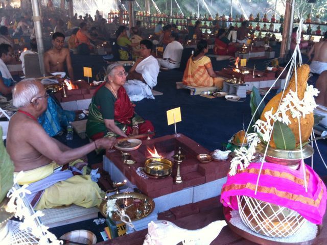 The Homa Ceremonies Begin image