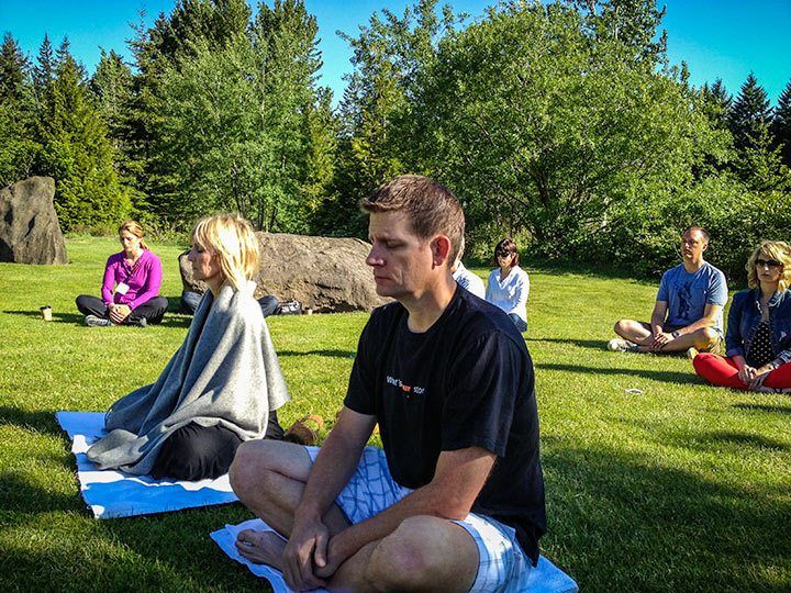 Meditating with Entrepreneurs image