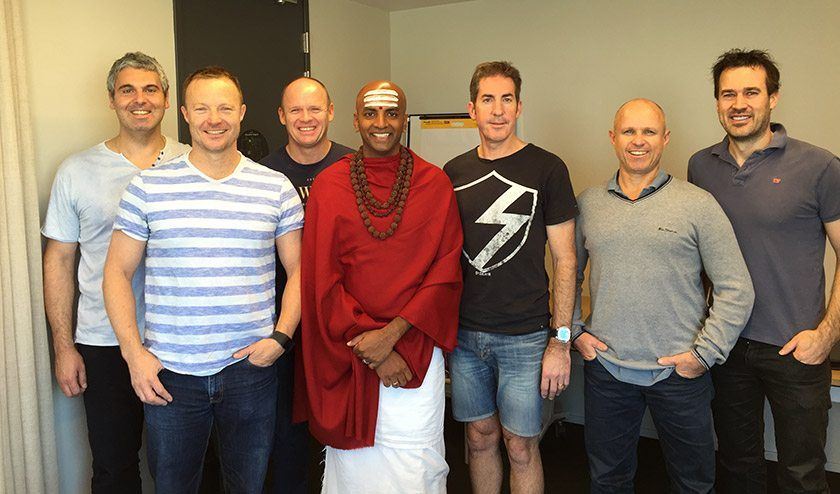 We pose for a group photo at the end of the 2-day retreat.