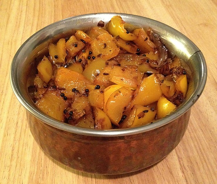 Buttered Capsicum