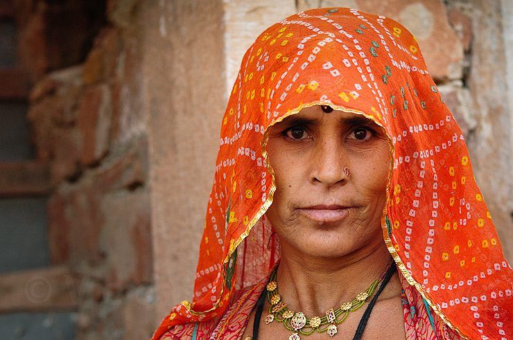 Rajasthani women's attire