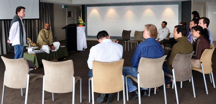 A workshop on "Understanding the Mind" with the Entrepreneurs' Organization in Western Australia conducted by Dandapani of Vedic Odyssey