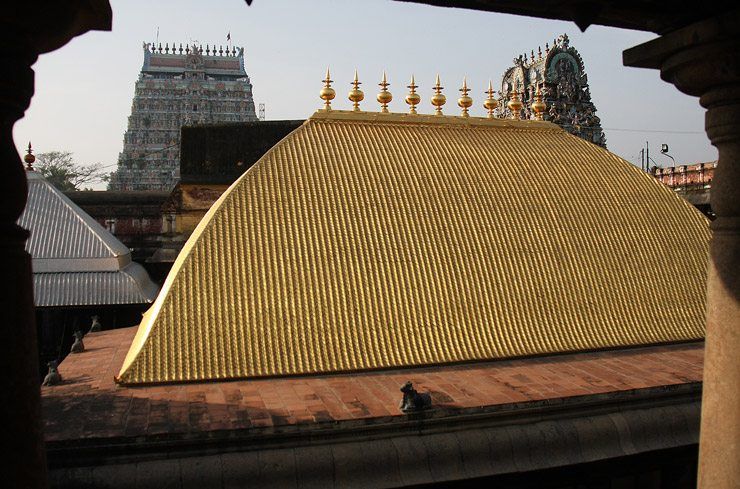 Inside the sanctum of Chidambaram image