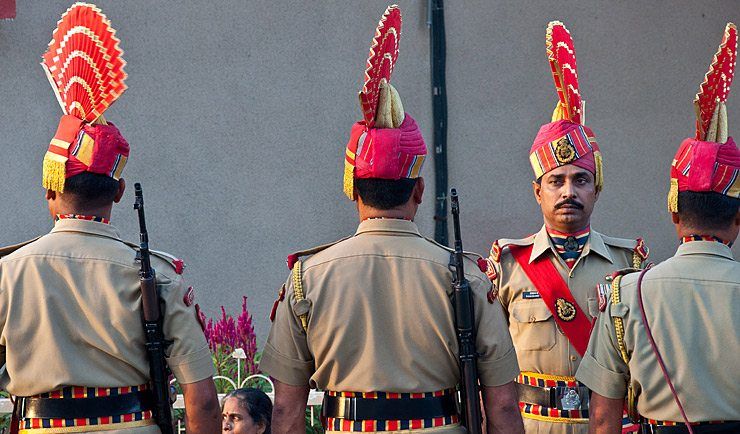India-Pakistan Border Closing Ceremony image