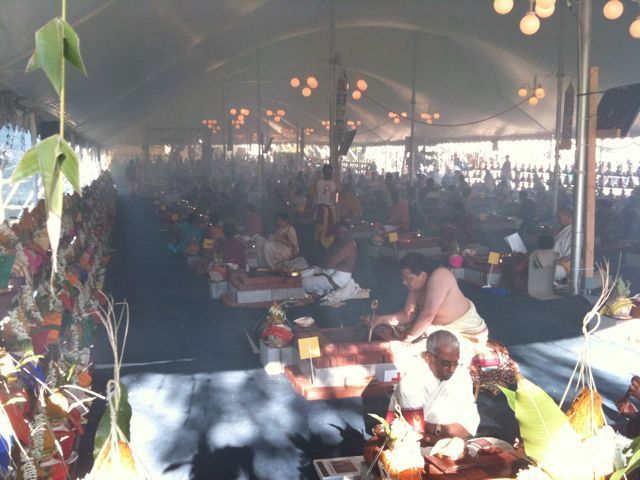 The Homa Ceremonies Begin image