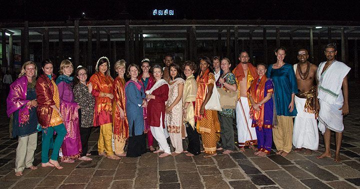 No photos were allowed during the ceremony or in the inner areas of the temple so we bring you this photo taken after an amazing experience of the ceremony.