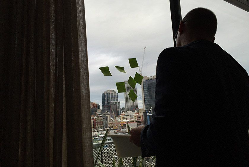 An exercise I had everyone do to help them figure out who and what is important in life.