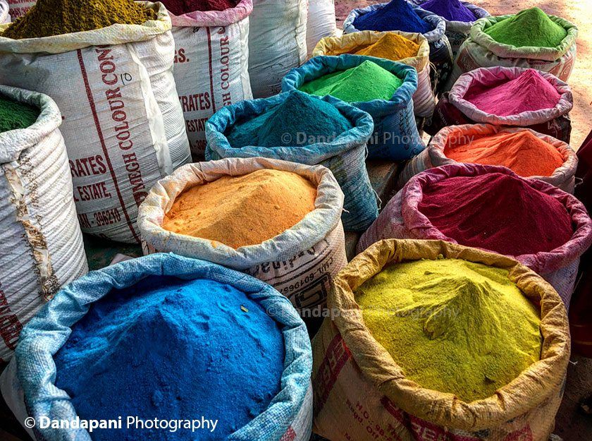 Final products which were displayed along the road. Most of the products were placed into large sacks which were then exported.