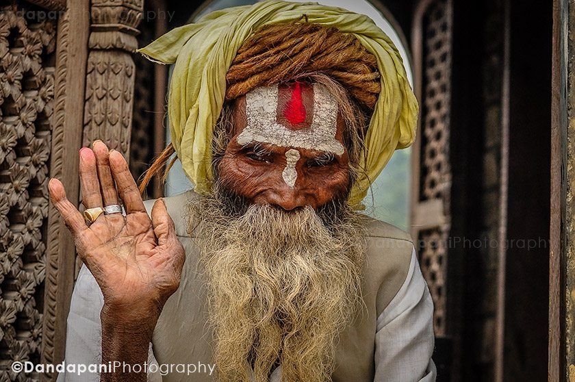 A 106 year old Hindu monk in Nepal. Photographed in 2010.
