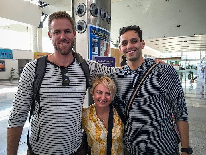 It's so great to have so many boys on this trip. Chris and Heri are so tall they make everyone look short.