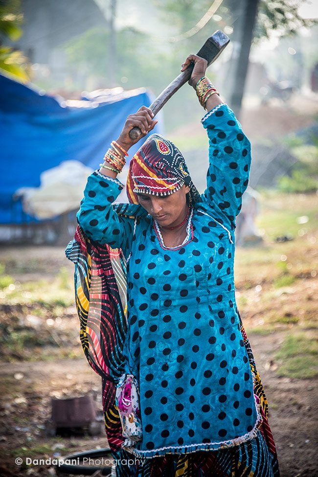 A gypsy woman.