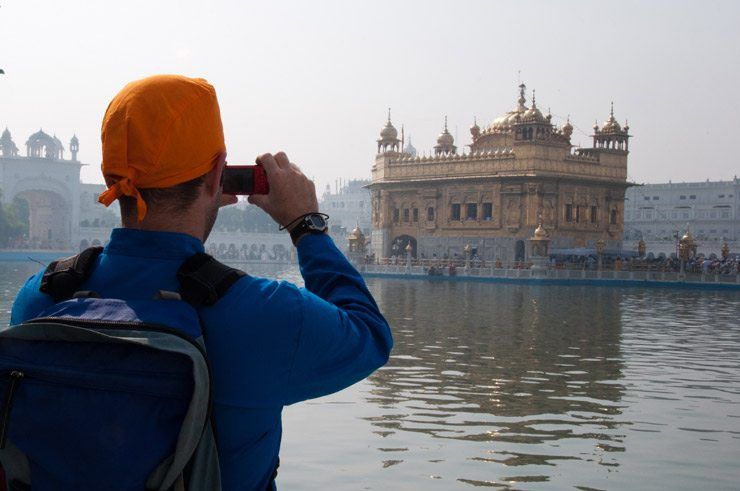 Diwali Morning at the Golden Temple image